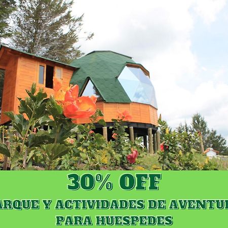 Glamping Y Chalet Aventura Park Villa De Leyva La Periquera Exterior photo