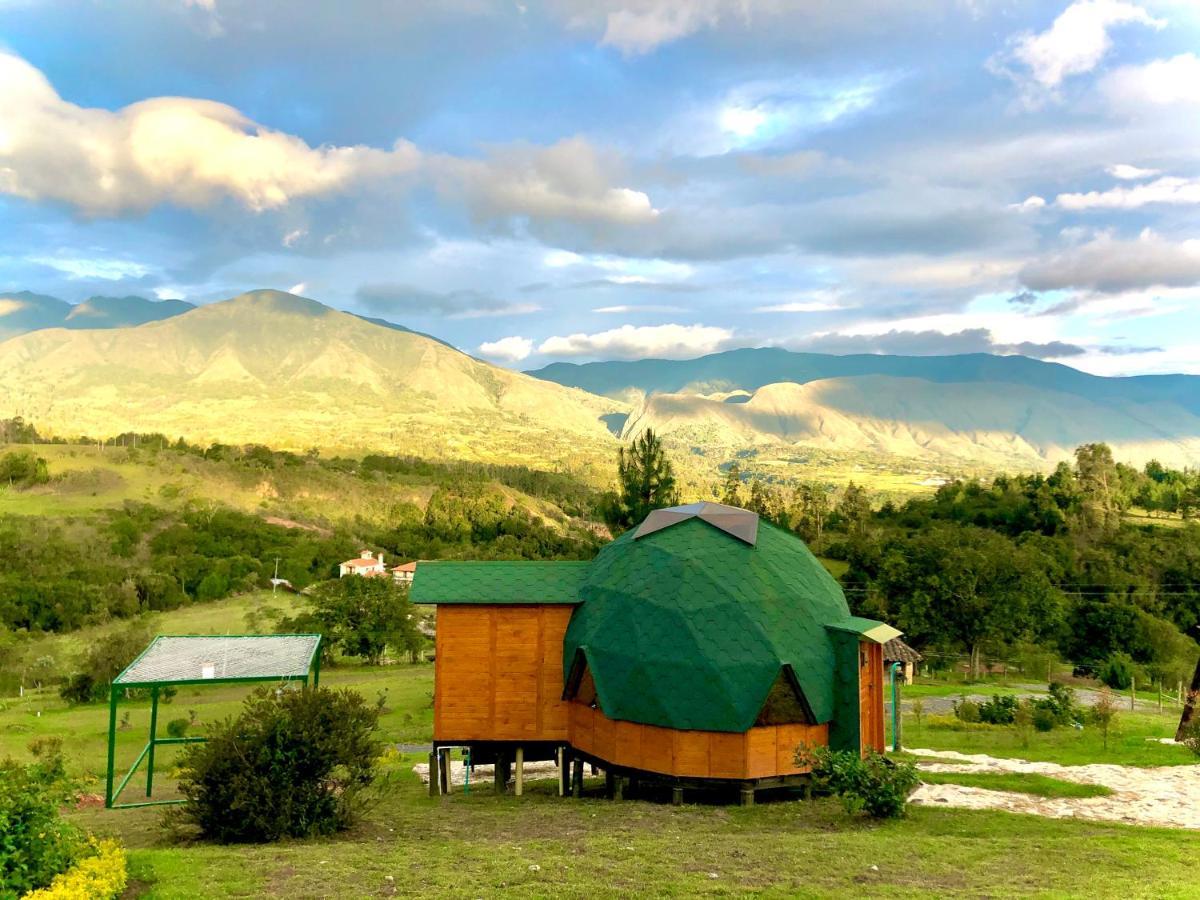 Glamping Y Chalet Aventura Park Villa De Leyva La Periquera Exterior photo