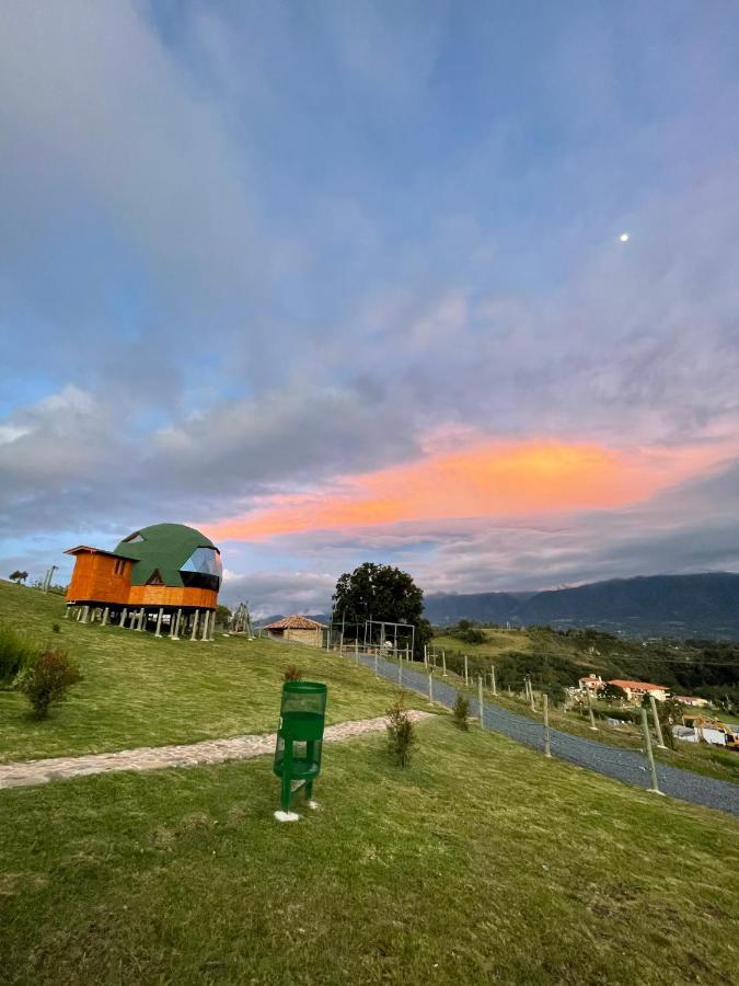 Glamping Y Chalet Aventura Park Villa De Leyva La Periquera Exterior photo