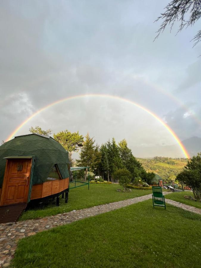Glamping Y Chalet Aventura Park Villa De Leyva La Periquera Exterior photo