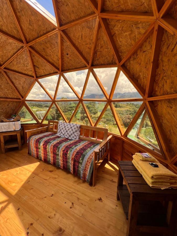 Glamping Y Chalet Aventura Park Villa De Leyva La Periquera Exterior photo