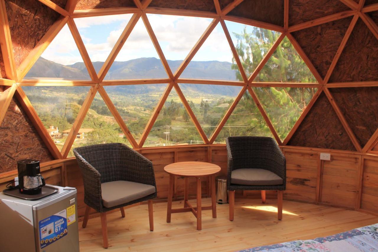 Glamping Y Chalet Aventura Park Villa De Leyva La Periquera Exterior photo